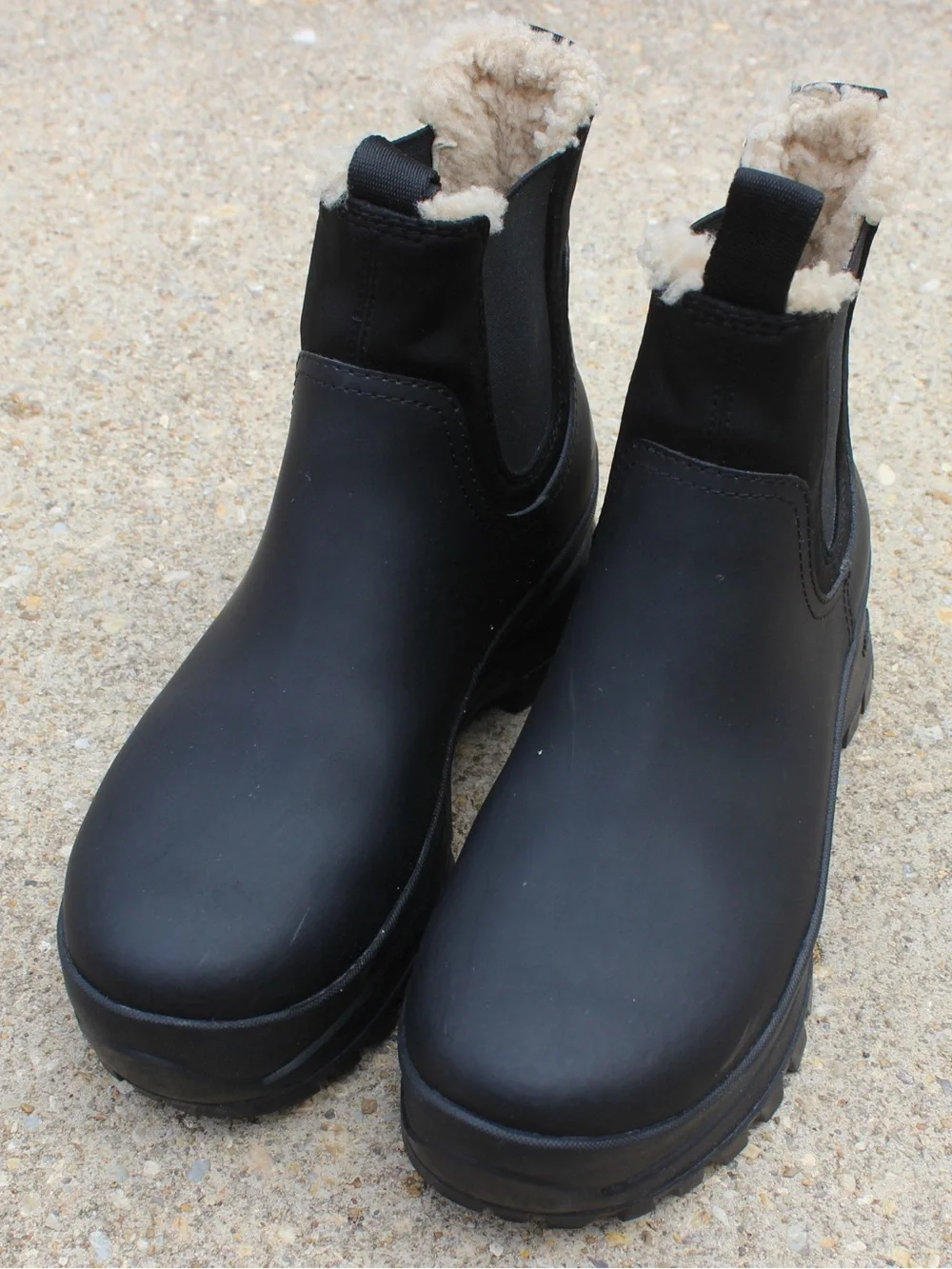 Loeffler Randall Tara Black Weather Boot Sz 7.5